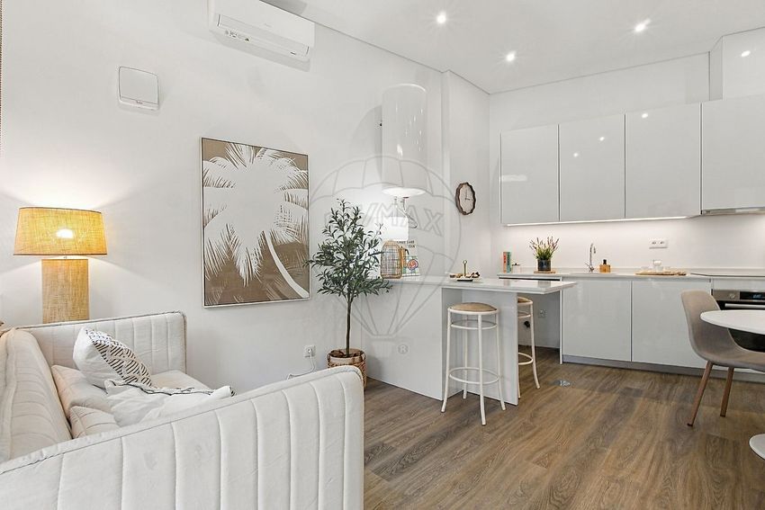 Imagem Sala de estar de apartamento t1 em Rua Leote do Rego
