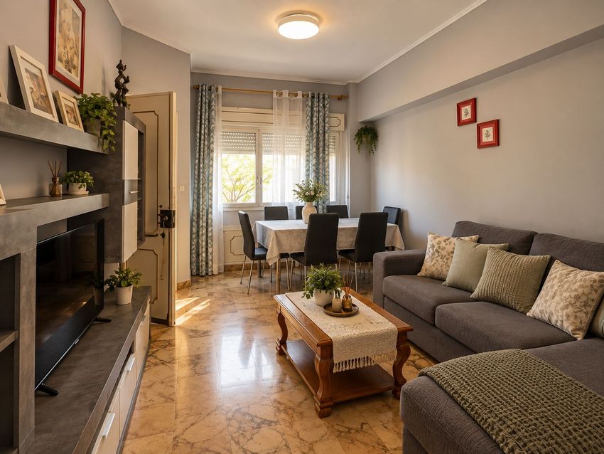 Imagem Sala de estar de apartamento t1 em Praceta Pedro Alexandrino