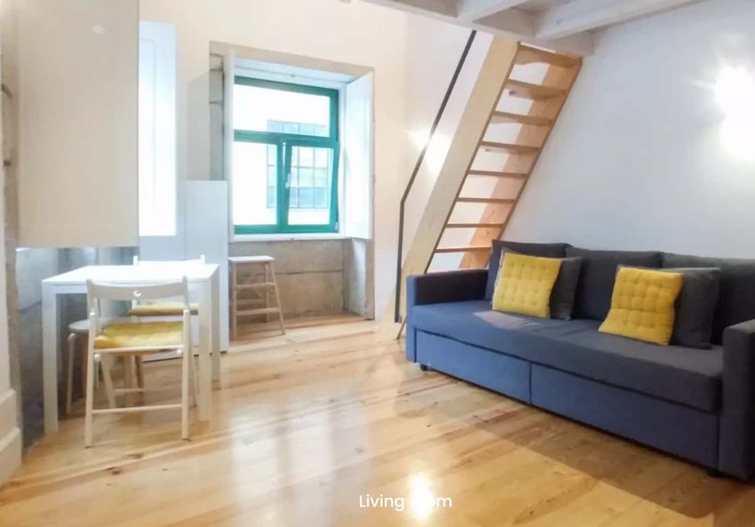 Imagem Sala de estar de apartamento t0 em Campo 24 de Agosto