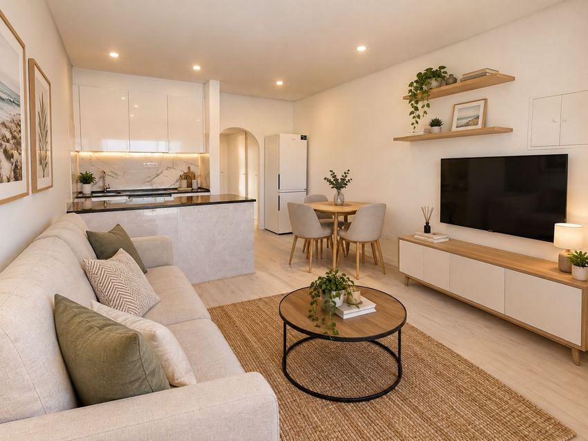 Imagem Sala de estar de apartamento t1 em Rua de Vera Cruz, 9