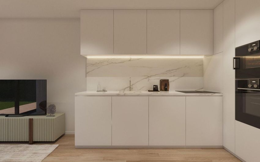 Imagem Cozinha de apartamento t1 em Custóias