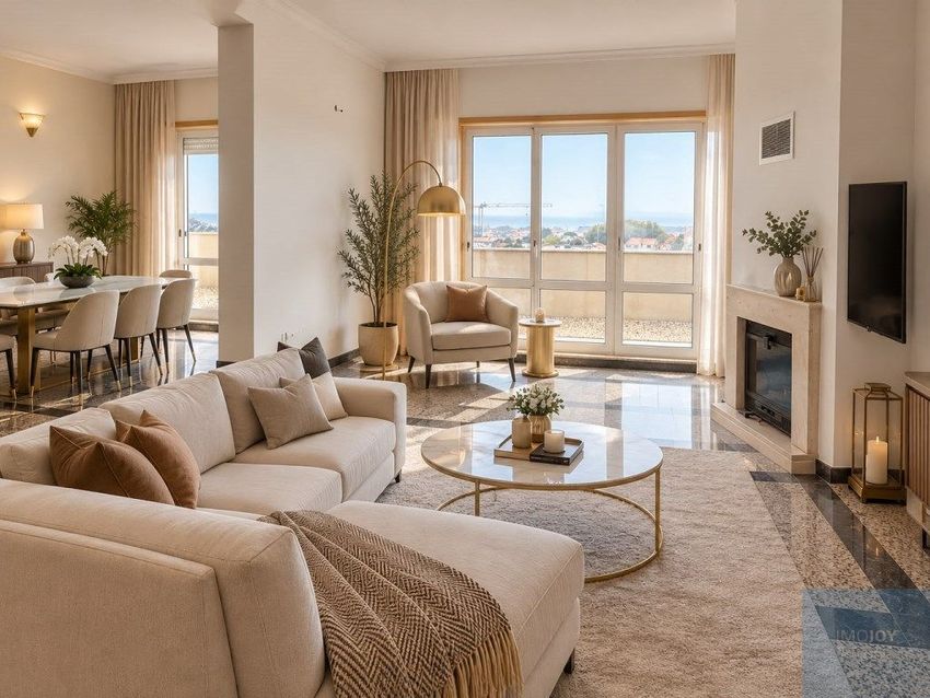Imagem Sala de estar de apartamento t4 em Rua Oliveiras, 96