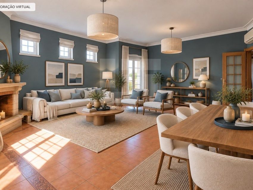 Imagem Sala de estar de apartamento t3 em Rua Moinho do Zangão, 11