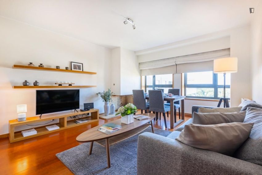 Imagem Sala de estar de apartamento t1 em Rua de Afonso Baldaia