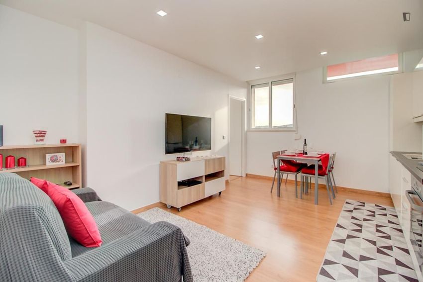 Imagem Sala de estar de apartamento t1 em Praceta Dom Luís I