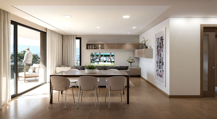 Imagem Sala de estar de apartamento t2 em Estrada Princiapal da Rocha s/n