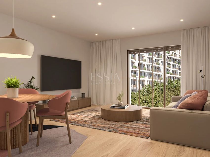 Imagem Sala de estar de apartamento t3 em Alameda das Antas s/n