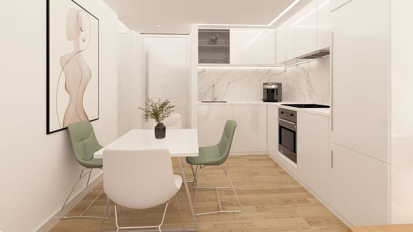 Imagem Sala de estar de apartamento t0 em Rua da Alegria s/n