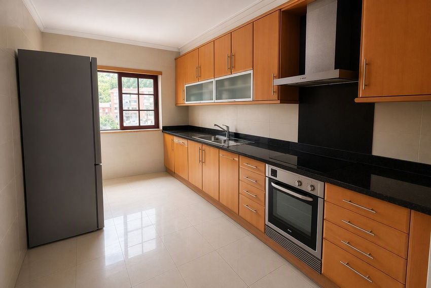 Imagem Cozinha de apartamento t2 em Estrada Águas Livres, 121 e 119