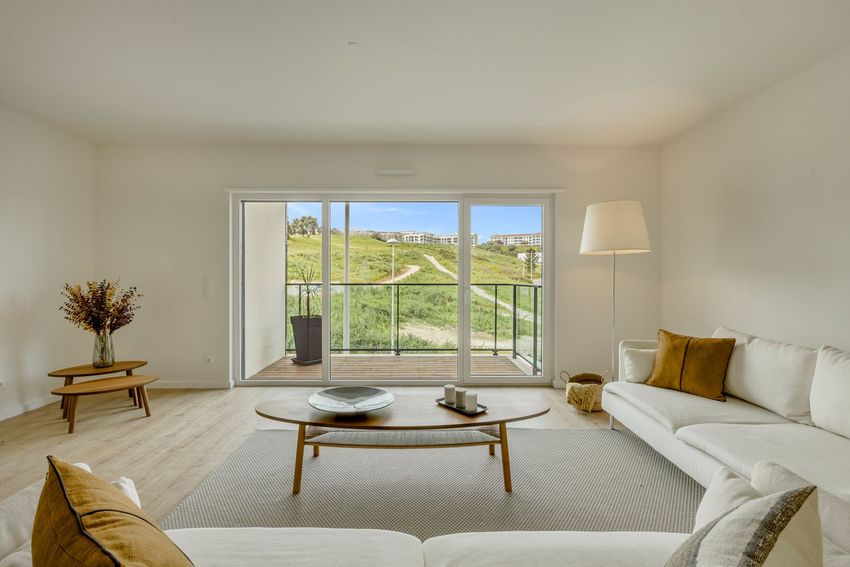 Imagem Sala de estar de penthouse em Rua Padre Manuel Antunes, 50