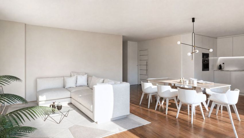 Imagem Sala de estar de apartamento t3 em Rua Maria Estefânia Anacoreta Correia s/n