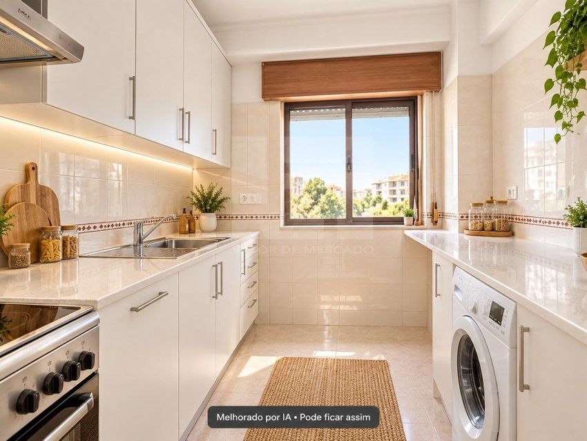 Imagem Cozinha de apartamento t1 em Avenida do Parque, 24