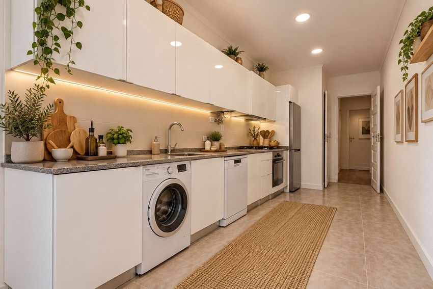 Imagem Cozinha de apartamento t4 em Praça Francisco de Morais