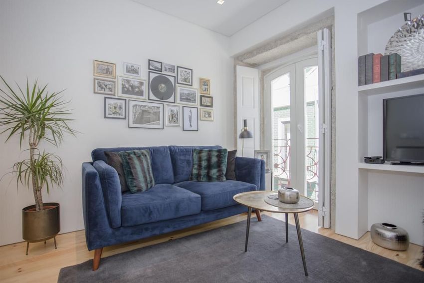 Imagem Sala de estar de apartamento t1 em Rua do Pinheiro