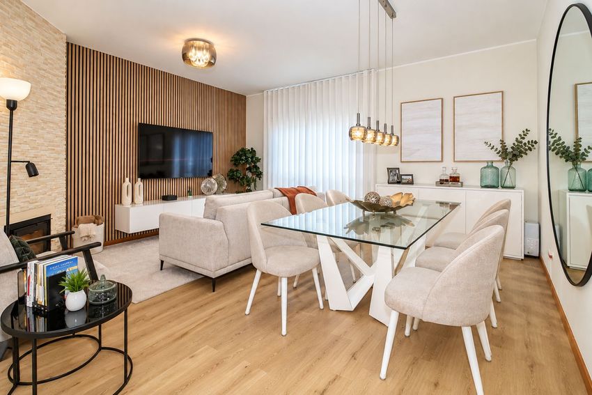 Imagem Sala de estar de apartamento t2 em Rua Vale da Pinha