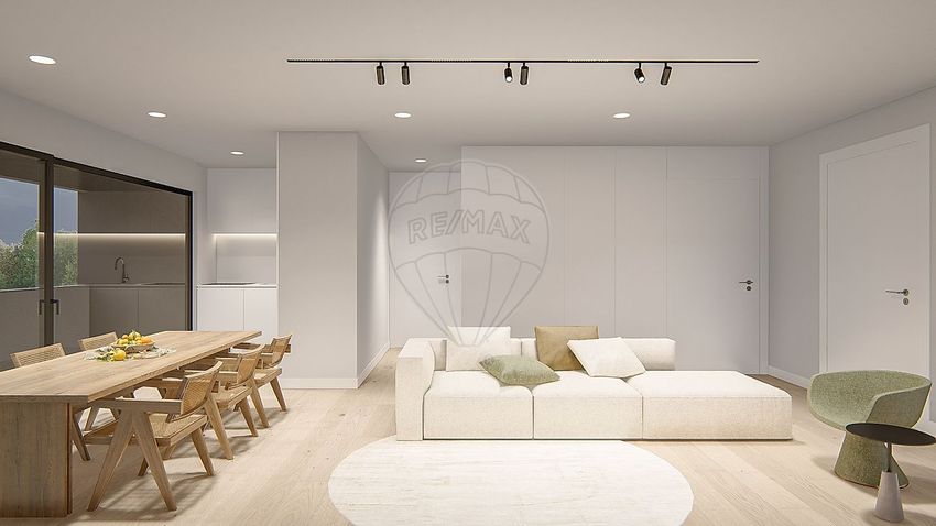 Imagem Sala de estar de apartamento t2 em Rua Dona Maria Elsa Franco Sotto Mayor