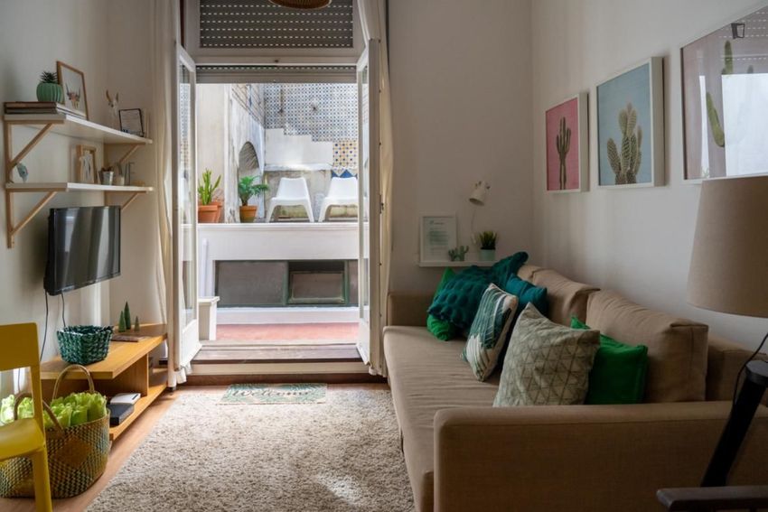 Imagem Sala de estar de apartamento t1 em Passeio das Virtudes