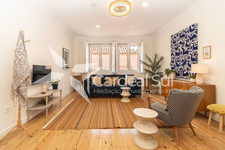 Imagem Sala de estar de apartamento t3 em Baixa - Centro Histórico