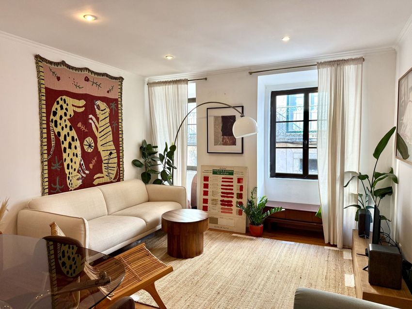 Imagem Sala de estar de apartamento t1 em Rua Vicente Borga, 43