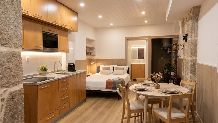 Imagem Sala de estar de apartamento t0 em Rua de Tomás Gonzaga, 8