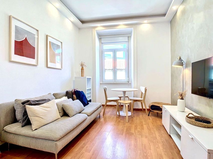 Imagem Sala de estar de apartamento t2 em Largo do Calvário - Lx Factory