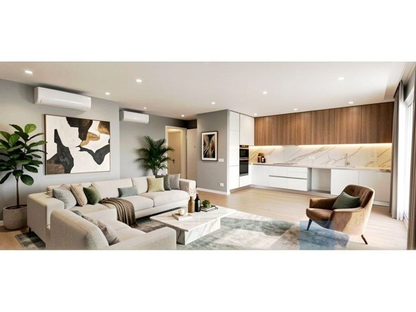 Imagem Sala de estar de apartamento t3 em Rua Forno da Cal s/n