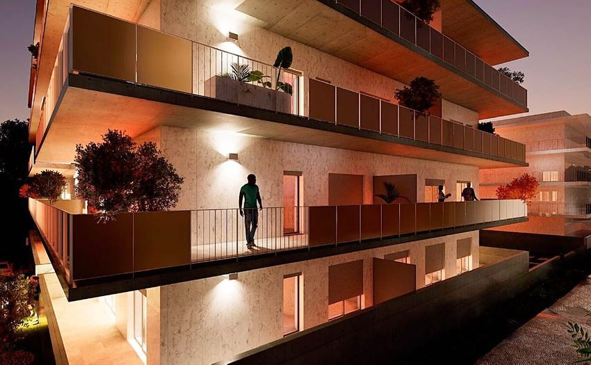 Imagem Fachada de apartamento t2 em Quinta da Ramalhosa, 1