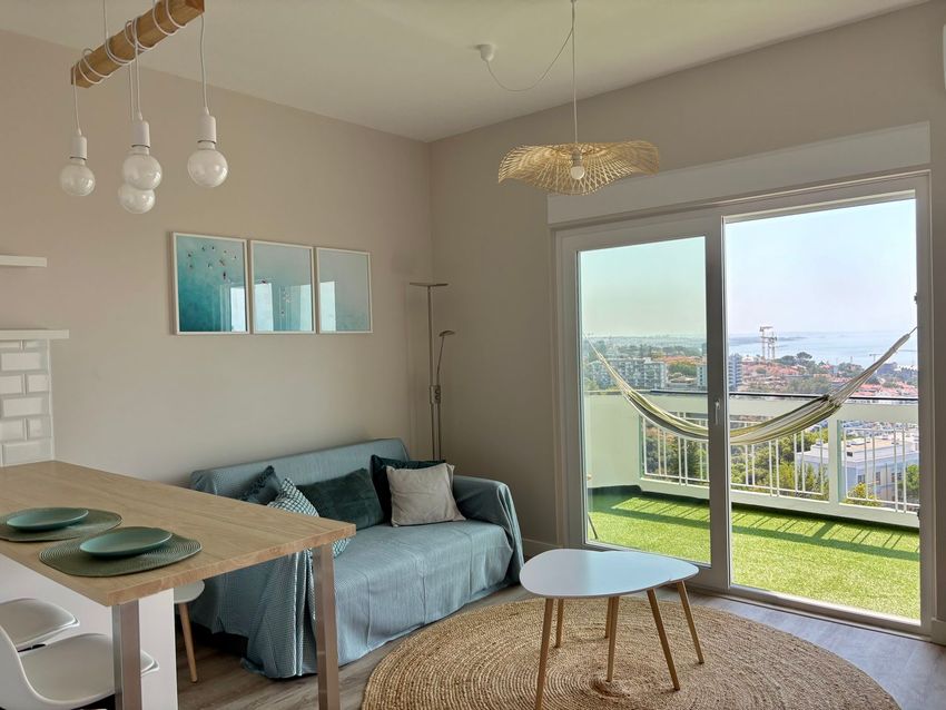 Imagem Sala de estar de apartamento t1 em Avenida Comunidades Europeias, 445