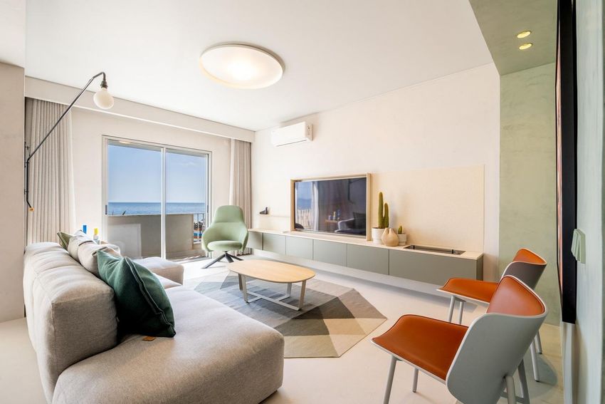 Imagem Sala de estar de apartamento t2 em Rua José J. Soares, 5