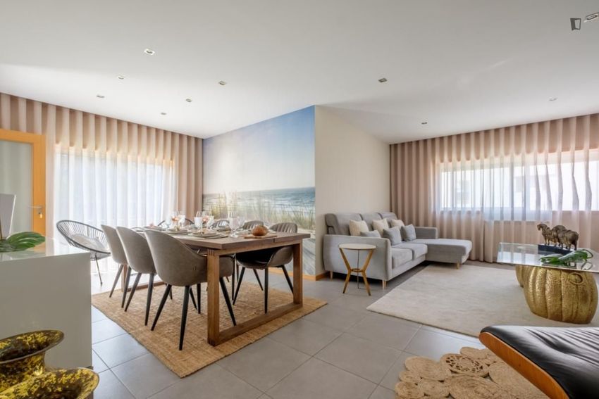 Imagem Sala de estar de apartamento t2 em Rua dos Mourões