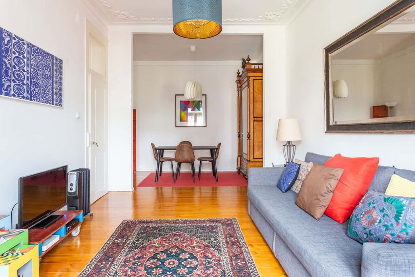 Imagem Sala de estar de apartamento t2 em Rua da Glória, 41