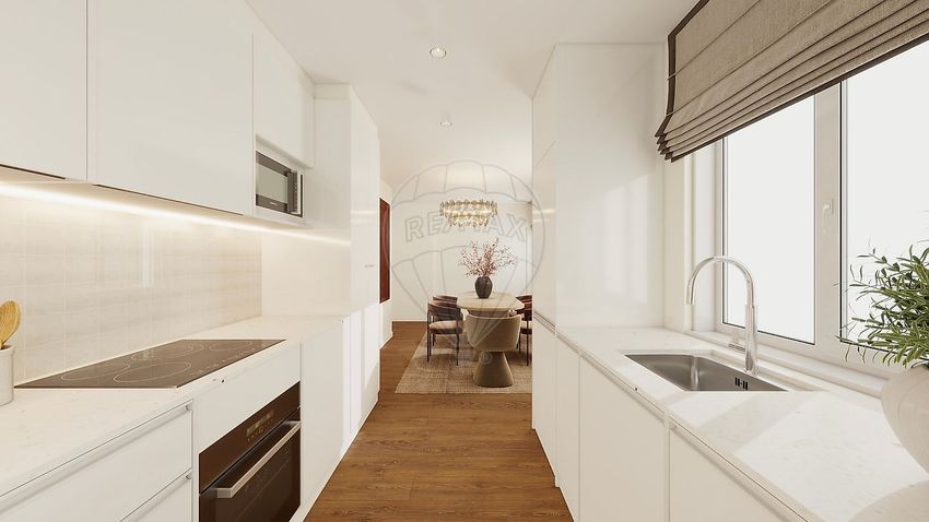 Imagem Cozinha de apartamento t3 em Rua General Norton de Matos