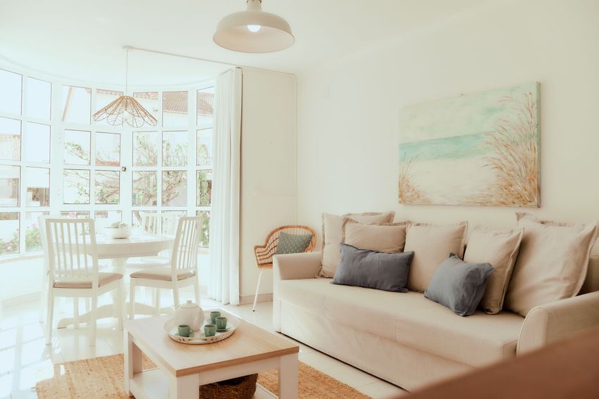 Imagem Sala de estar de apartamento t2 em Avenida do Mar, 172