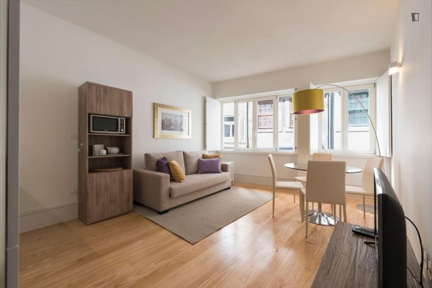 Imagem Sala de estar de apartamento t1 em Rua de Trás