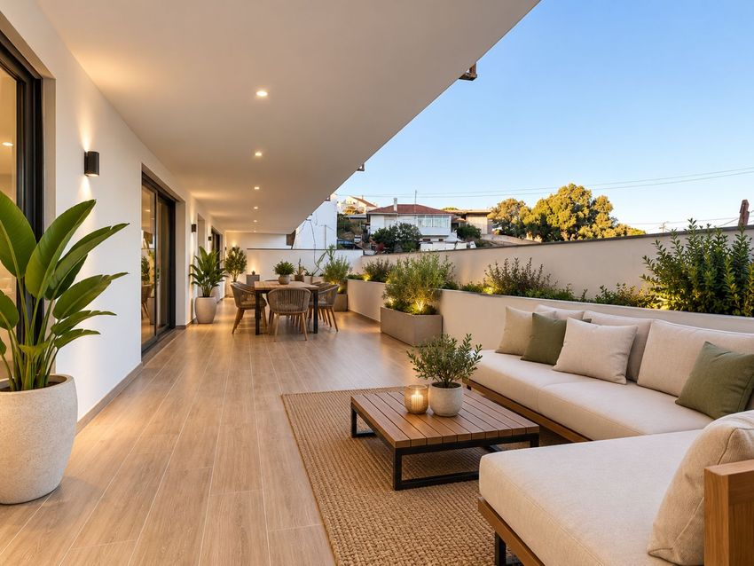 Imagem Sala de estar de apartamento t2 em Avenida Infante Dom Henrique