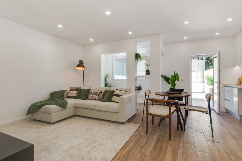 Imagem Sala de estar de apartamento t1 em Rua General Humberto Delgado, 18