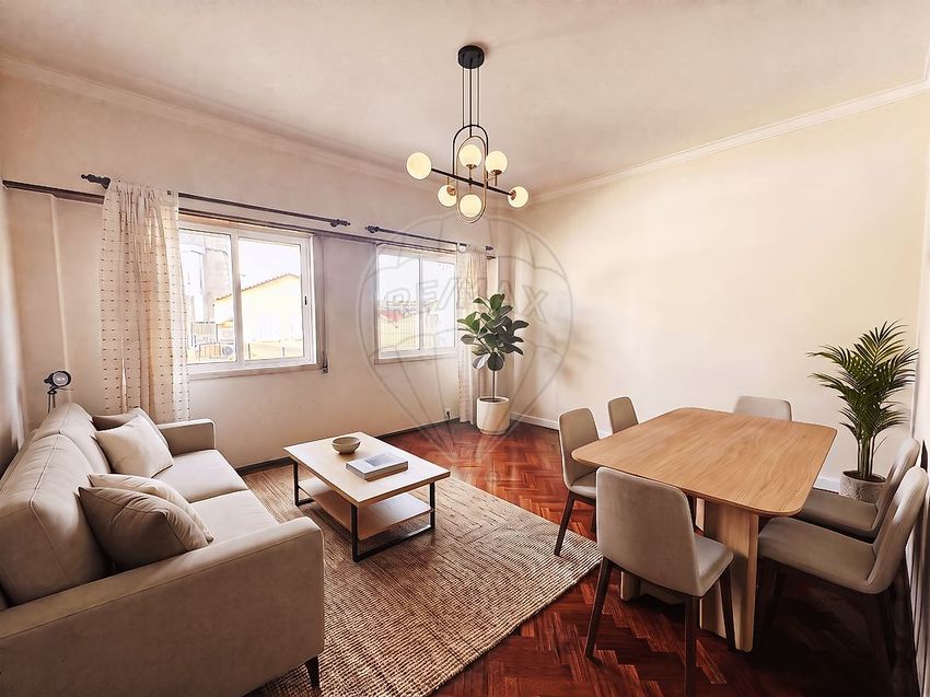 Imagem Sala de estar de apartamento t2 em Rua Luciano Freire