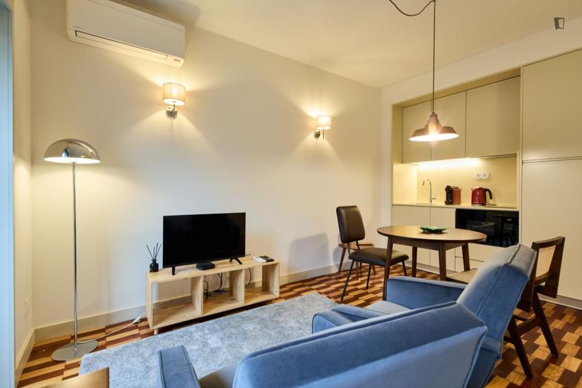 Imagem Sala de estar de apartamento t1 em Rua de Santo Ildefonso