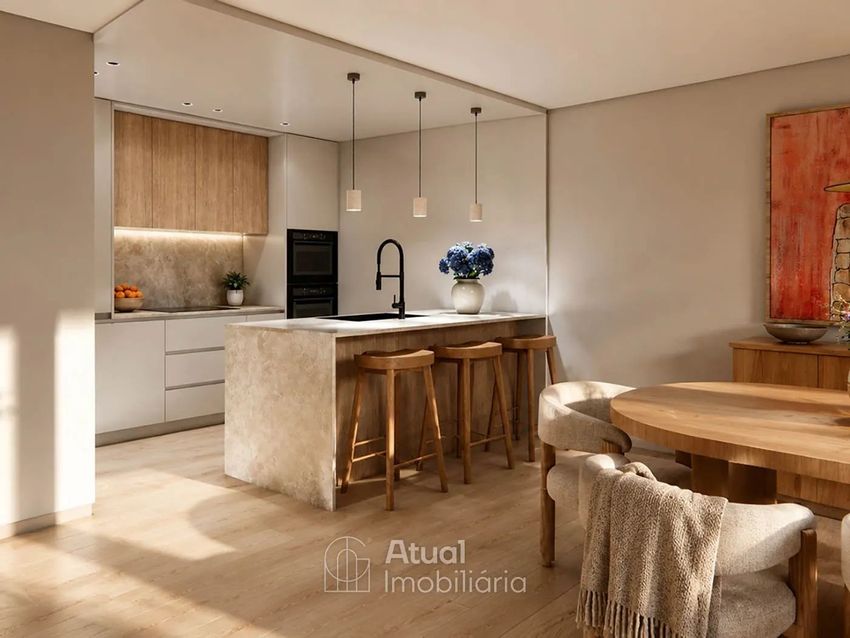 Imagem Cozinha de apartamento t3 em Rua Pousada, 227