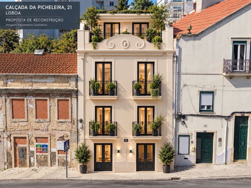 Imagem Fachada de prédio residencial em Calçada da Picheleira
