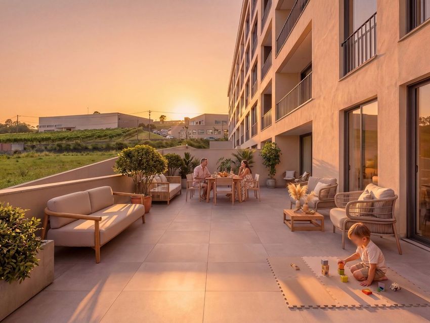 Imagem Terraço de apartamento t1 em Travessa Manariz Baixo
