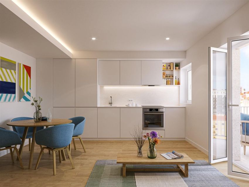 Imagem Sala de estar de apartamento t0 em Rua da Verónica