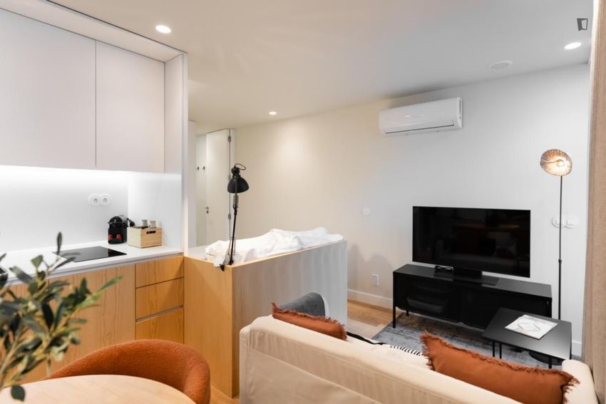 Imagem Sala de estar de apartamento t0 em Rua de Agramonte