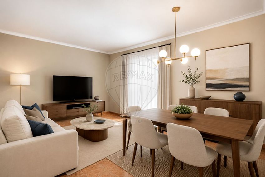 Imagem Sala de estar de apartamento t3 em Praceta da Torre de São João