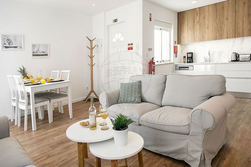 Imagem Sala de estar de apartamento t2 em Rua do Alto Romão