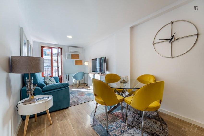 Imagem Sala de estar de apartamento t1 em Rua do Duque de Saldanha