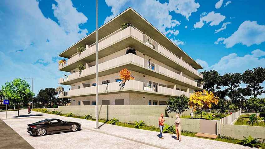 Imagem Fachada de apartamento t2 em Quinta da Ramalhosa, 1