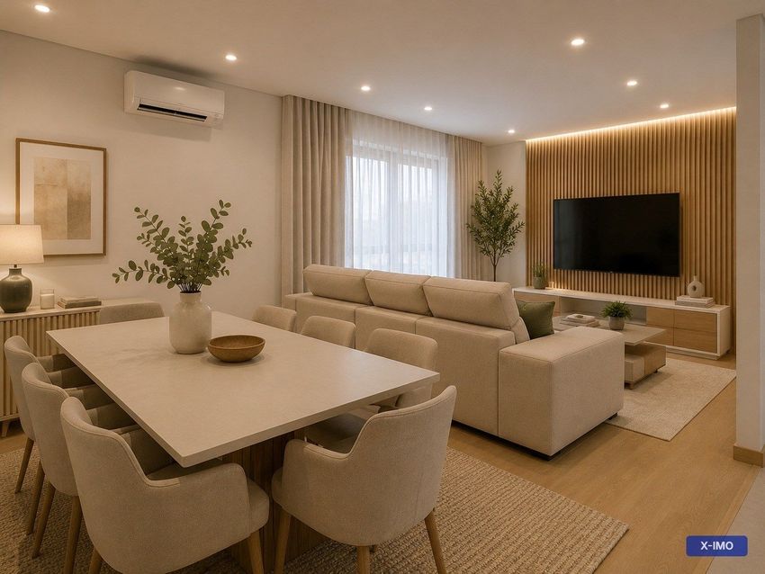 Imagem Sala de estar de apartamento t3 em Rua do Juncal s/n