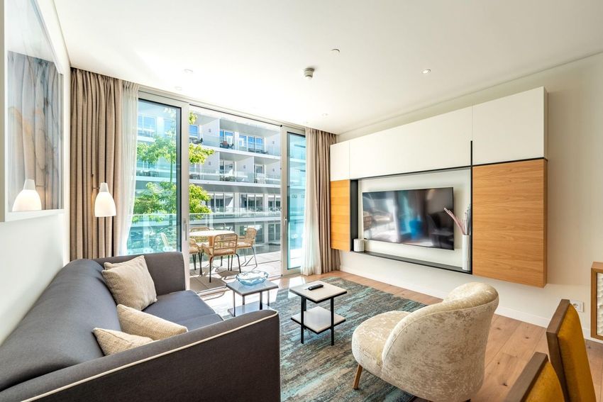 Зображення Вітальня, квартира t2, Praça das Indústrias, 1300