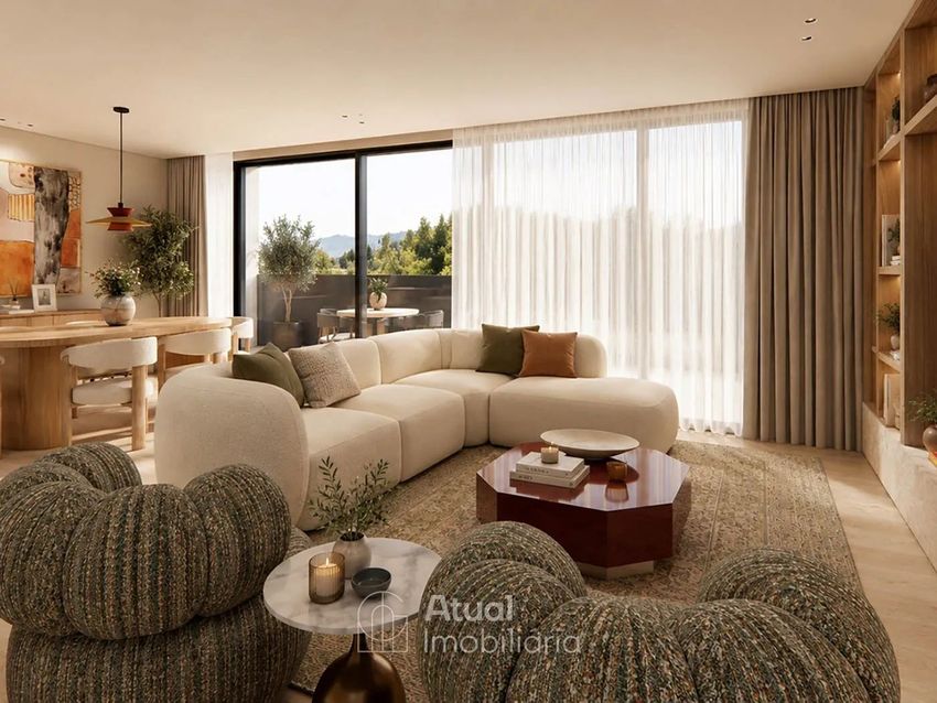 Imagem Sala de estar de apartamento t2 em Rua Pousada, 227